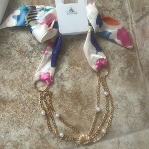 NWT Disney “The Little Mermaid” Handkerchief Necklace
